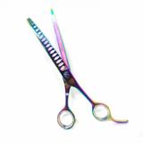 Tesoura Tubarão 8.5 Dente Largo Multicor BSZ