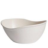 Tigela Cumbuca Bowl Marfim Saladeira Madeira Plástico 3.9l
