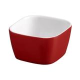 Tigela Quadrada 6Cm 50Ml Vermelho A317501 Mondoceram Gourmet