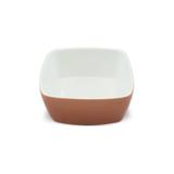 Tigela quadrada de cerâmica mondoceram glamour 350ml- cobre - Mondoceram gourmet