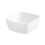 Tigela quadrada de cerâmica mondoceram gourmet 350ml- branco