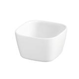 Tigela quadrada de cerâmica mondoceram gourmet 50ml- branco