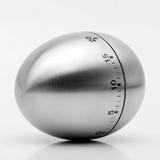 Timer De Cozinha Formato Ovo Inox Temporizador Mimostyle