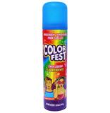 Tinta líquida fluorescente spray para cabelo maquiagem temporária - azul - Baston