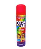 Tinta líquida fluorescente spray para cabelo maquiagem temporária - vermelho - Baston
