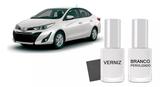 Tinta Tira Risco Automotivo Branco Perolizado Toyota Yaris Corolla SW4 Hilux Etios Prius - Kl store