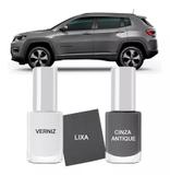 Tinta Tira Risco Automotivo Carro Jeep Compass Renegade Cinza Antique - Kl store