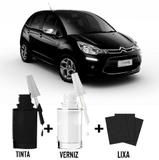 Tinta Tira Risco Automotivo para toda a linha Citroen Preto Global - Sean car tiger