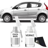 Tinta Tira Risco Automotivo para toda a linha Fiat Prata Bari - Sean car