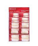 Tips Profissionais Belliz Square Natural com 100 unidades 1252