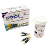 Tiras Para Medidor De Glicose Gtech Ttfr150 Com 50 Unidades - G-tech