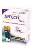 Tiras reagentes g-tech free 1 com 10 unidades - Accumed