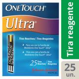 Tiras Reagentes OneTouch Ultra 25 unidades