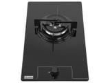 Cooktop 1 Boca Franke Preto à Gás GLP - Tripla-Chama Glass 30 TC