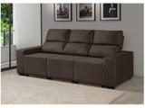 Sofá Retrátil e Reclinável 3 Lugares Suede - Carrara American Comfort