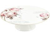Prato para Bolo de Porcelana Redonda Casambiente - Vintage Rose TRAV012