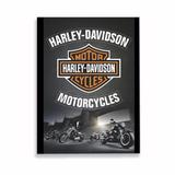 Placa de Metal Tecnolaser Harley Logo Pequena