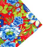 Toalha de Mesa Chita Florida Vermelha para Decoração Festa Junina - Festabox