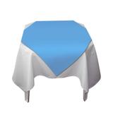 Toalha de Mesa Descartável Lisa Azul Claro 10 unidades Camp Festas