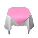 Toalha de Mesa Descartável Lisa Rosa Claro 10 unidades Camp Festas
