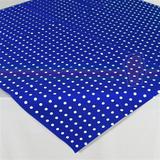 Toalha de Mesa Descartável Poá Azul Escuro e Branco 10 unidades Camp Festas