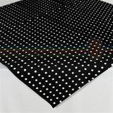 Toalha de Mesa Descartável Poá Preto e Branco 10 unidades Camp Festas
