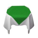 Toalha de Mesa Descartável Poá Verde Escuro 10 unidades Plaspet - Festabox