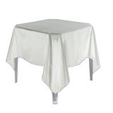 Toalha De Mesa Quadrada De Cetim Branca 1,50x1,50 Festa Buffet - Confecções elba