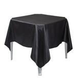 Toalha De Mesa Quadrada De Cetim Preta 1,50x1,50 Festa Buffet - Confecções elba