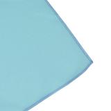 Toalha de Mesa Quadrada em Tecido Azul Claro 1,40m - Festabox