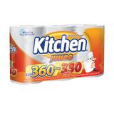 Toalha de Papel Folha Dupla Kitchen 19x22cm - C/360 Toalhas