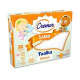 Toalha Fralda Cremer Luxo branca 70 x 120 cm c/ 3 und