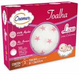 Toalha Fralda de Pano Luxo Estampa Menina Cremer