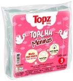Toalha fralda topz cremer menina