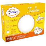 Toalha Luxo Branca - 3 unidades - Cremer
