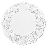 Toalha Rendada Branca Redonda Papel 18cm Mod. 182 c/24 - Mago