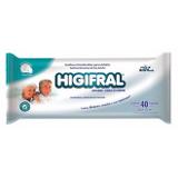 Toalha Umedecida com 40 Unidades - Higifral - M fral distr