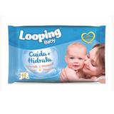 Toalha umedecida looping baby camomila 19 x 14 cm - pct c/ 48 unidades - Carta fabril