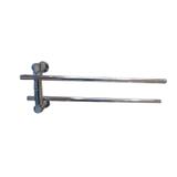 Toalheiro articulado 450mm round cromado - Crismoe