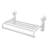 Toalheiro com Ventosa para Parede, Varal Multifuncional 60cm - Carisma
