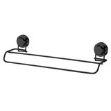 Toalheiro Duplo 45cm com Ventosas Ônix Future - 4056OX