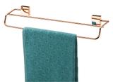 Toalheiro Duplo 45cm - Rosé Gold - FT7508RG - Future