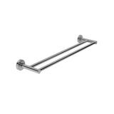 Toalheiro duplo 600mm redondo cromado tm176402 - Trend metais