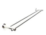 Toalheiro Duplo 70 cm Aço Inox RD0112 - Kromus