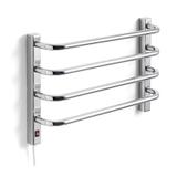 Toalheiro térmico para 1 toalha 220v fio esquerdo cromado - Flape