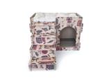 Toca gato com escada roxo - 2g pet