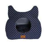 Toca Para Gato Azul Marinho Fábrica Pet