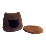 Toca para Gatos - Carinha de Gato Marrom - Mabuu pet