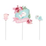 Topo de Bolo para Decoração Jardim Encantado - Cromus