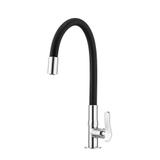 Torneira Multiuso de Mesa Bica Flexível LorenFlex Black 1177 B27 Lorenzetti - Preta